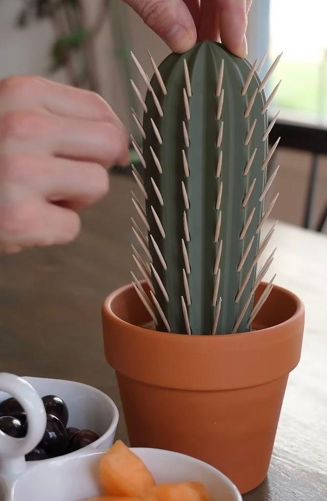 Porta Palillos Cactus